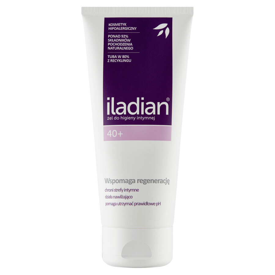 Iladian 40+, gel hygiène intime, 180 ml