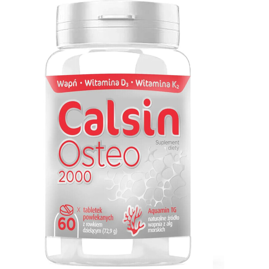 Calsin Osteo 2000, 60 omhulde tabletten