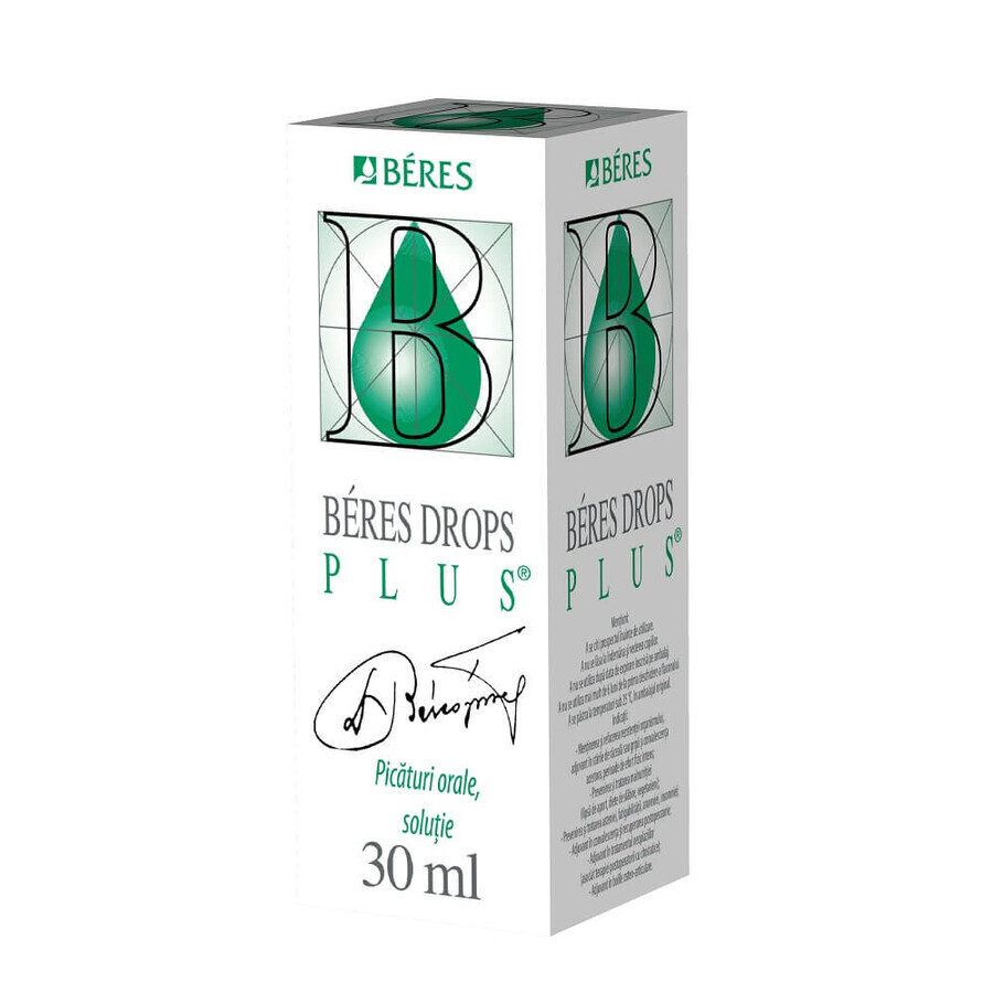 Beres Drops Plus - Gouttes, 30 ml, Beres Pharmaceuticals Co