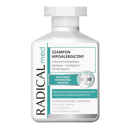 Radical Med, shampooing hypoallergénique, 300 ml EMBALLAGE ENDOMMAGÉ