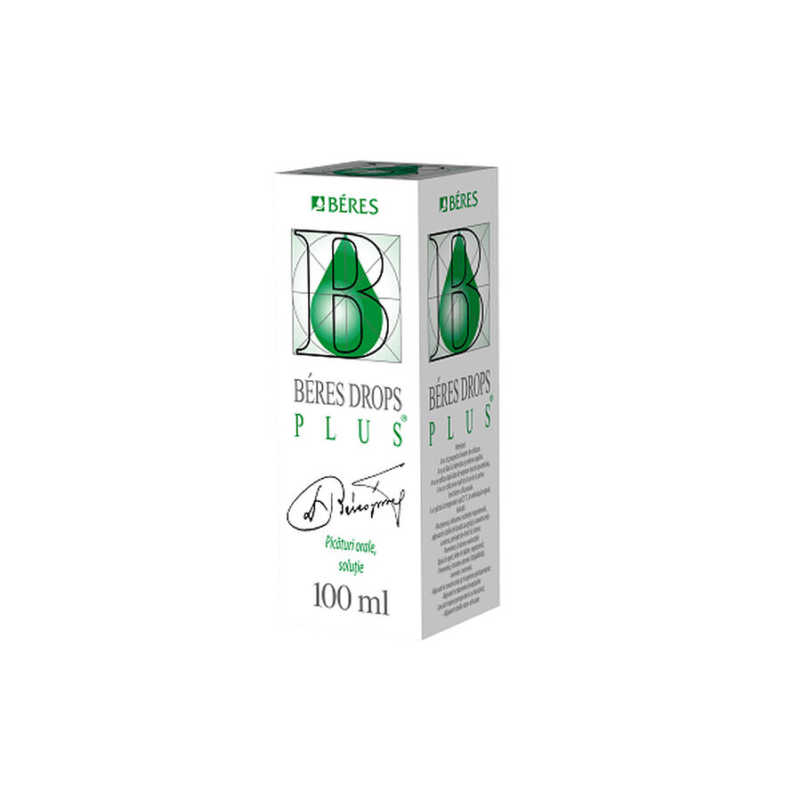 Beres Druppels Plus, 100 ml, Beres Pharmaceuticals Co