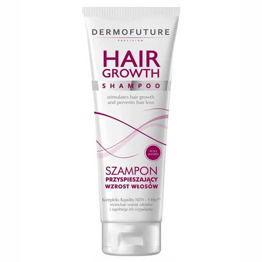 DermoFuture Hair Growth, shampoo die de haargroei versnelt en haaruitval voorkomt, 200 ml