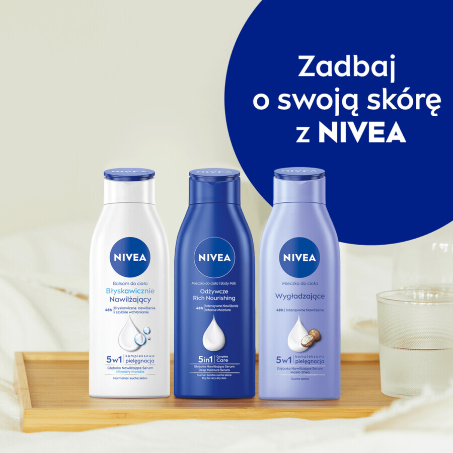 Nivea, body milk, nourishing, dry and very dry skin, 400 ml