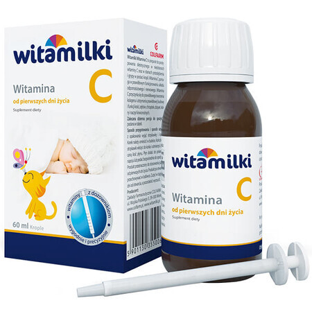 Witilki Vitamine C dès les premiers jours de la vie, gouttes avec distributeur, 60 ml