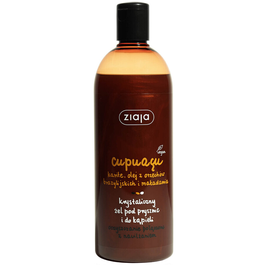 Ziaja Cupuacu, savon de douche et de bain aux cristaux, 500 ml