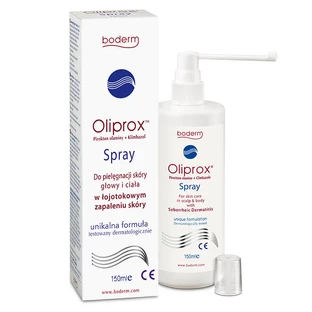 Oliprox, spray para la dermatitis seborreica del cuero cabelludo y del cuerpo, 150 ml