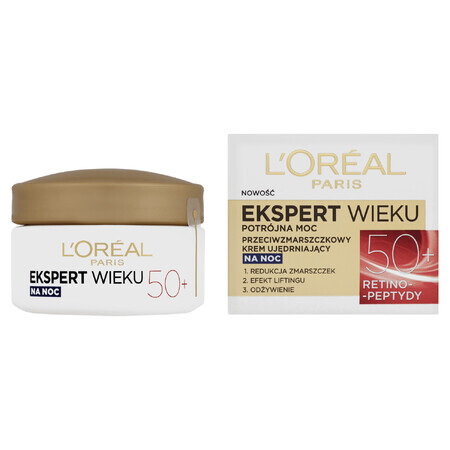 L&#39;Oréal Age Expert 50+, anti-rimpel en verstevigende nachtcrème, 50 ml