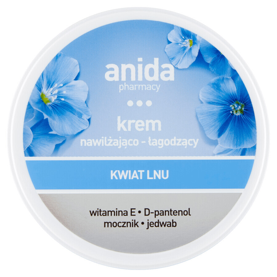 Anida, Moisturizing and soothing cream, flax flower, 125 ml