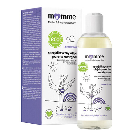 Momme, specialistische olie tegen striae, 150 ml