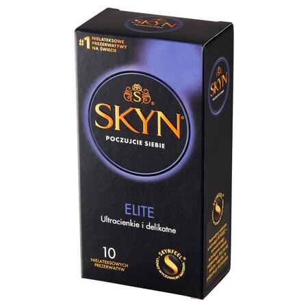 Unimil Skyn Elite non-latex ultra-thin condoms, 10 pieces