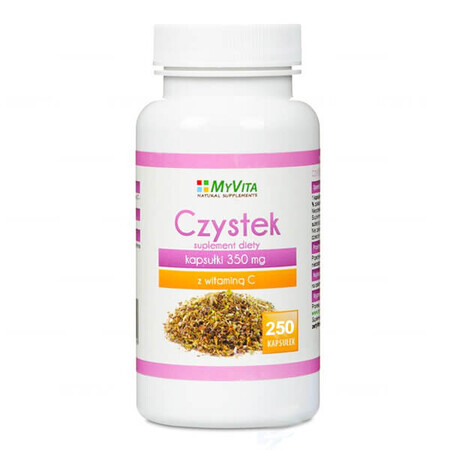 MyVita Cistus met vitamine C, 250 capsules