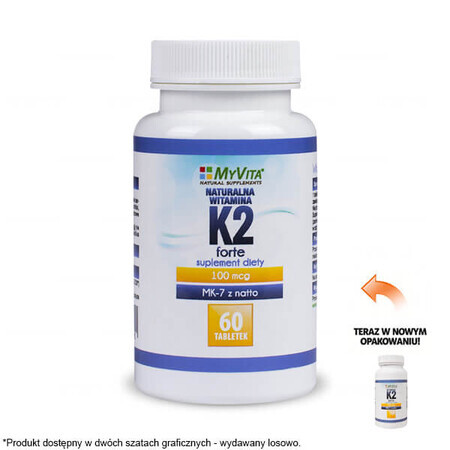 Vitamin K2 Forte Mk-7 Tabletten | Knochen  amp; Herz-Kreislauf Unterstützung | Expertise für Ihre Gesundheit | 60 Tabletten für 2 Monate