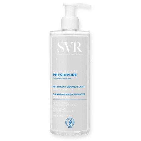 SVR Physiopure Eau Micellaire, zacht reinigend micellair water, 400 ml