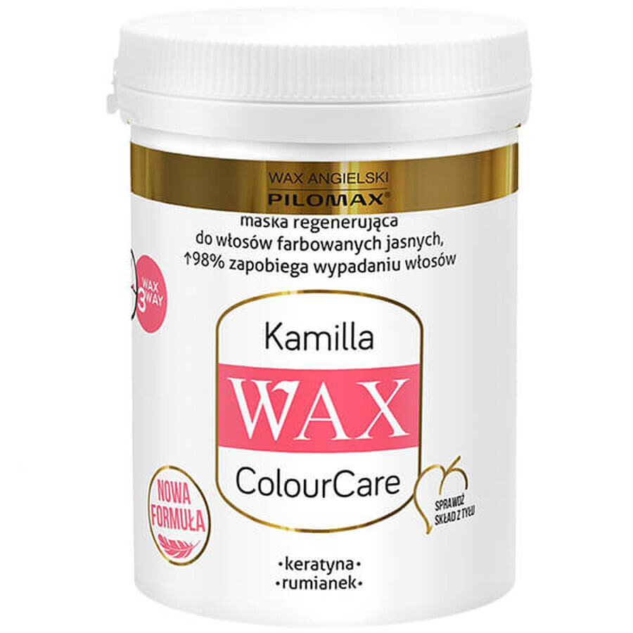 Cura Intensa ed Idratante per Capelli con Maschera Rivitalizzante alla Camomilla Wax Angielski Pilomax, 240 ml