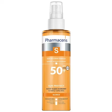 Pharmaceris S Huile Protectrice Sèche SPF 50+ Corps, 200 ml