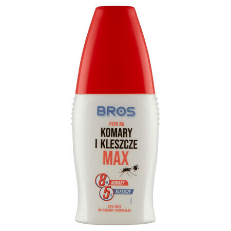 Bros, Max Mücken- und Zeckenschutzmittel flüssig, DEET 25,77%, 50 ml