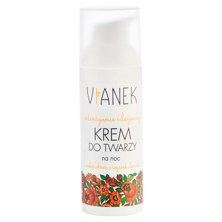 Vianek, voedende nachtgezichtscrème, 50 ml