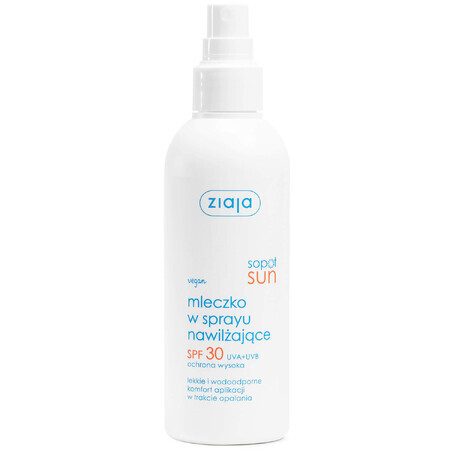 Ziaja Sopot Sun SPF 30, Spray 170ml - Latte Solare Idratante per l Abbronzatura