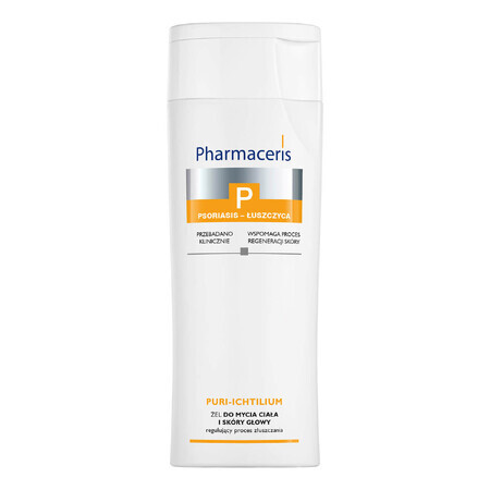 Pharmaceris P Puri Ichtilium, Gel de curățare pentru corp și scalp, 250 ml