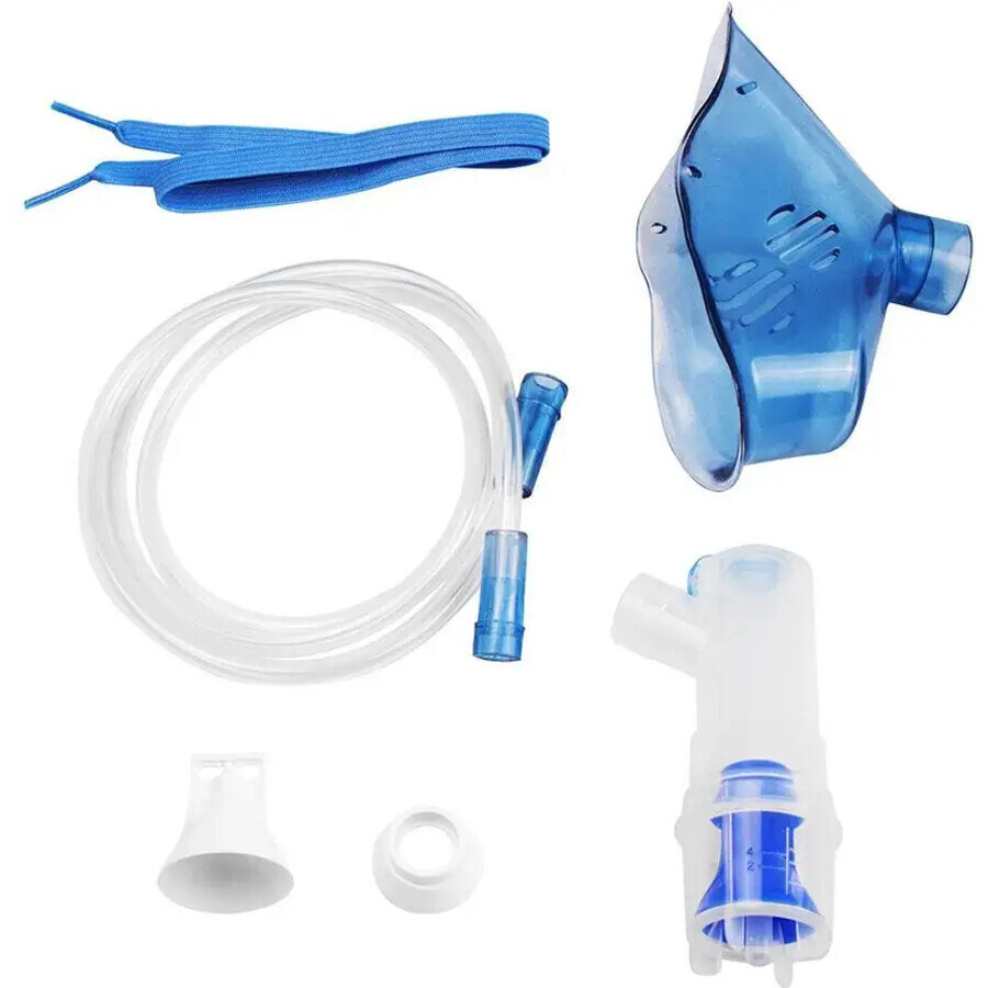 Accessoireset voor diagnostische inhalator, met masker voor volwassenen