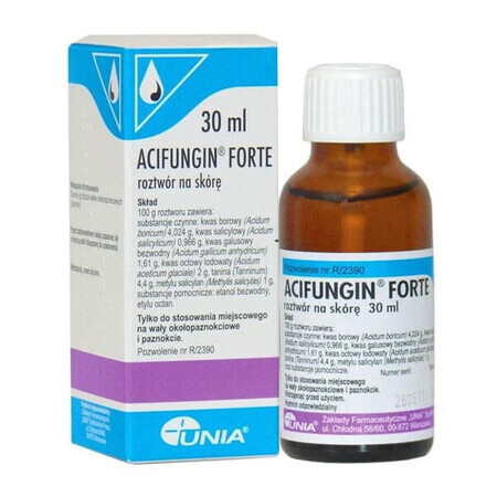 Acifungin forte, oplossing voor de huid, 30 ml