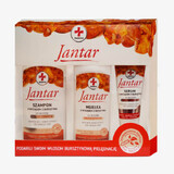 Jantar Medica set, shampoo voor beschadigd haar, 330 ml + mist, 200 ml + serum, 30 ml