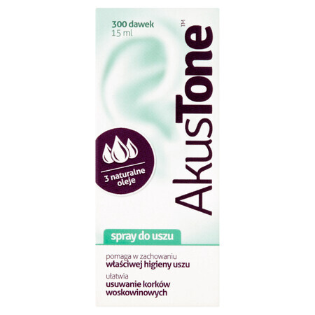 Akustone, oorspray, 15 ml