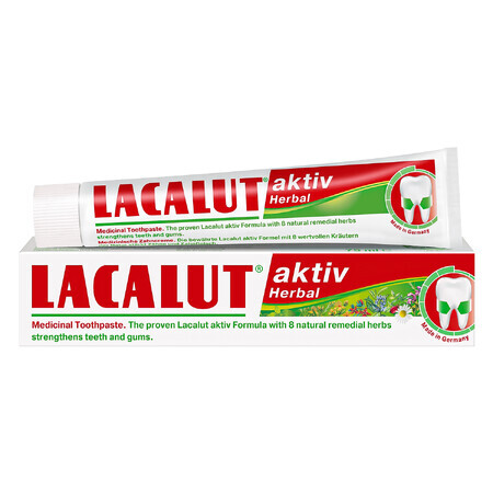 Lacalut Aktiv Herbal toothpaste, 75 ml