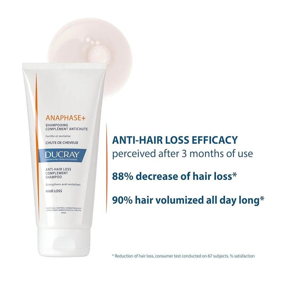 Ducray Anaphase+, shampoo against hair loss, strengthens and adds volume, 200 ml