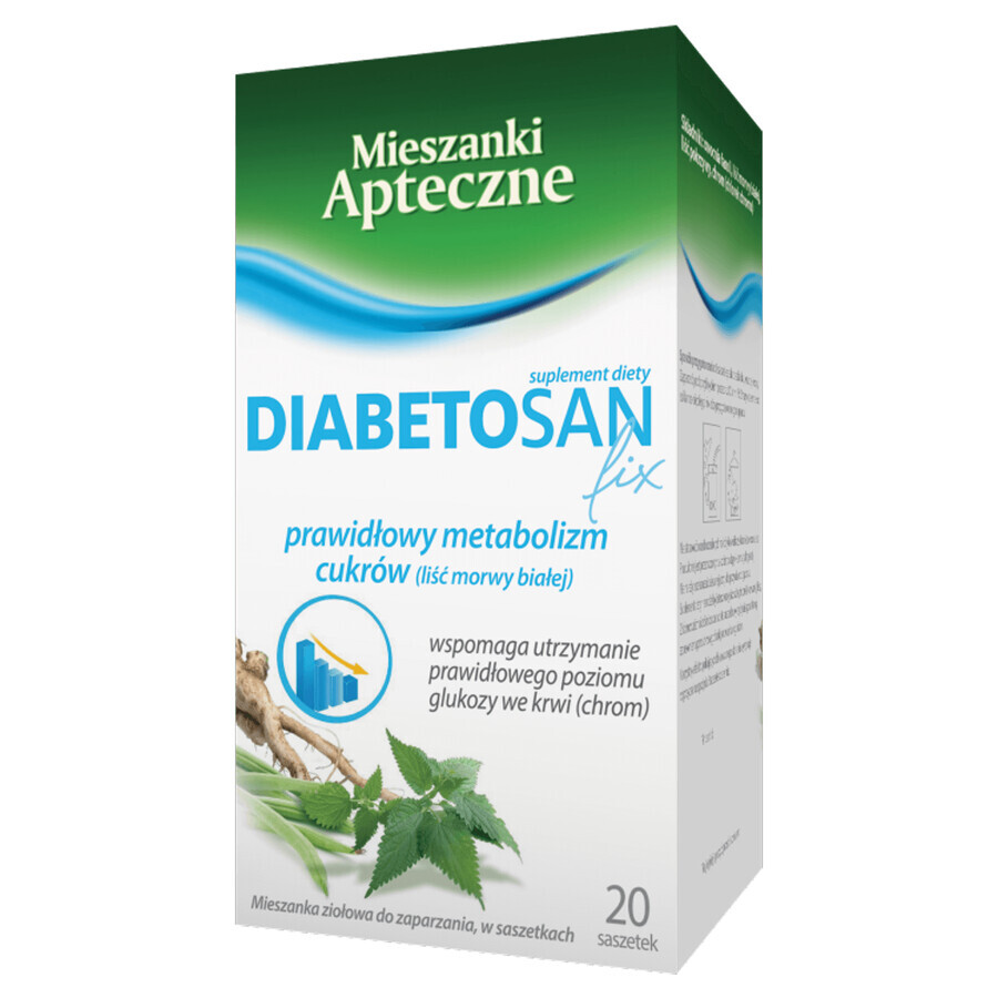 Diabetosan Fix, 20 zakjes