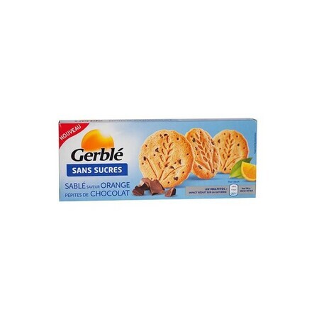 Biscuits diététiques aux pépites de chocolat et à l'orange, 132 g, Gerble