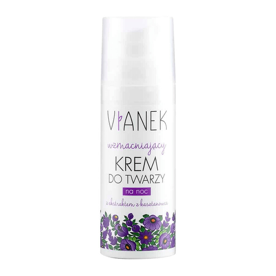 Vianek, versterkende gezichtscrème voor de nacht, 50 ml