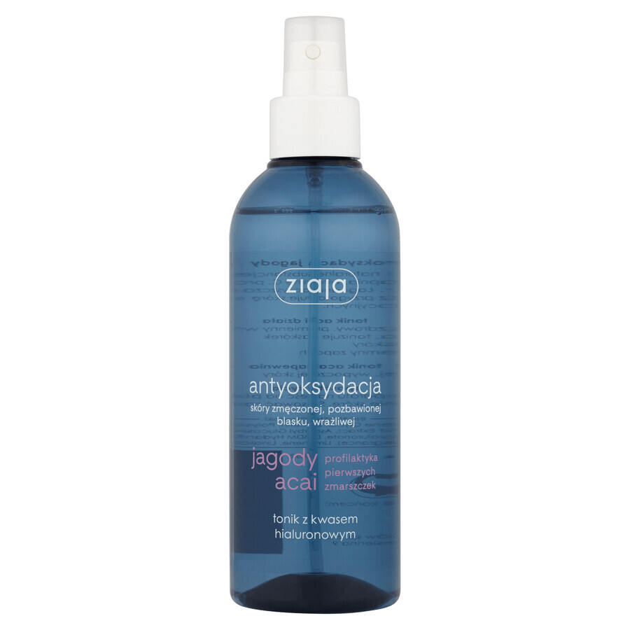 Ziaja Acai Berries, tonic met hyaluronzuur, 200 ml