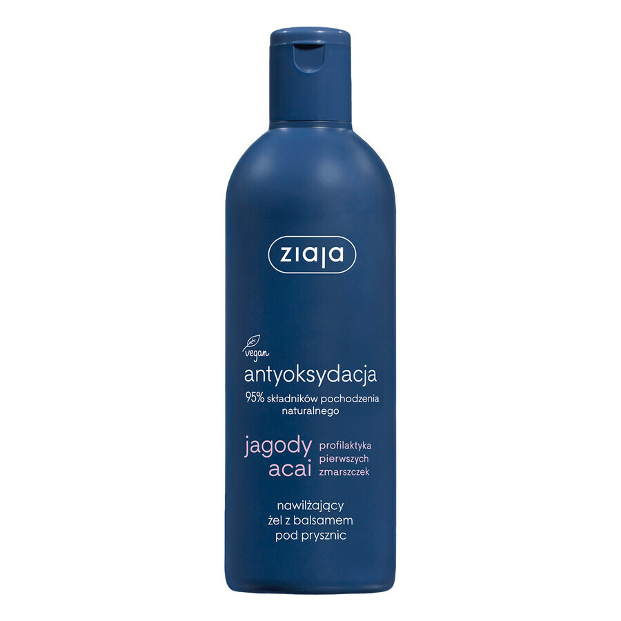 Ziaja Acai Berries, vochtinbrengende gel met douchebalsem, 300 ml