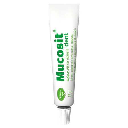 Herbapol Mucosit Dent, verzachtende gel voor tandvlees, 15 g