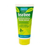 Beauty Formulas Tea tree, gommage nettoyant pour le visage, 150 ml