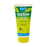 Beauty Formulas Tea Tree, gel nettoyant exfoliant pour le visage, 150 ml