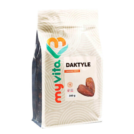 MyVita Gedroogde dadels, pitloos, 300 g