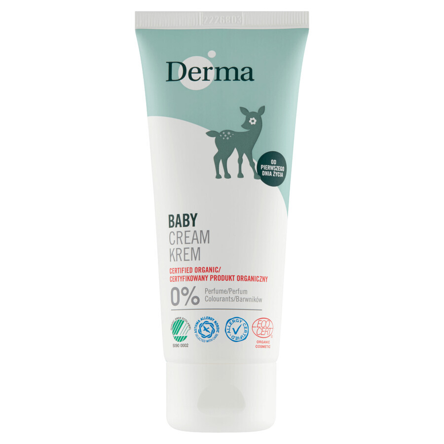 Derma Eco Baby Creme - Sanfte Pflegecreme, 100ml