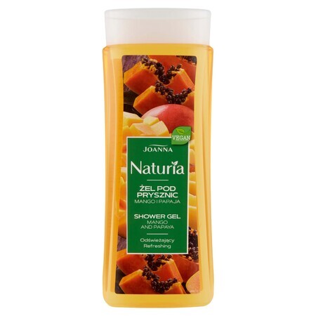 Joanna Naturia, gel de duș, mango și papaya, 300 ml