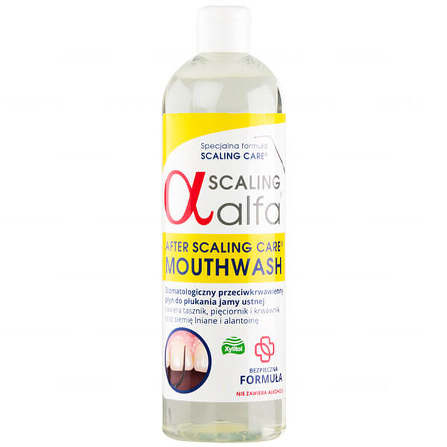 Alfa Scaling, bain de bouche dentaire antiseptique, 500 ml