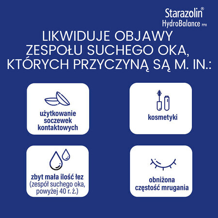 Starazolin HydroBalance PPH, oogdruppels, 2 x 5 ml