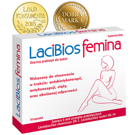 LaciBios Femina, 10 gélules