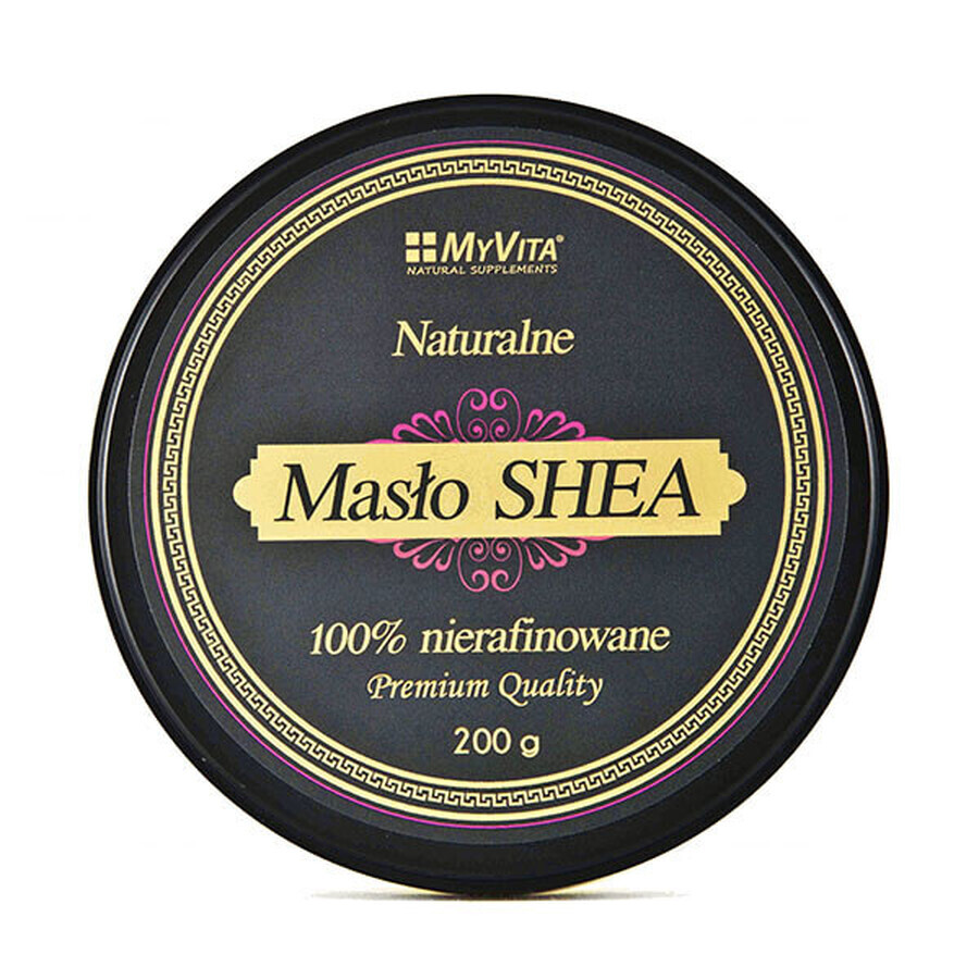 MyVita, 100% unrefined natural shea butter, 200 g