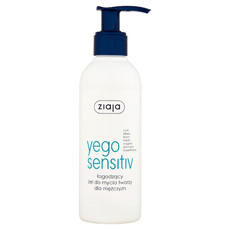 Ziaja Yego Sensitiv, Delicato Gel Detergente Viso, 200ml