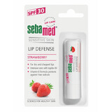 Dermatologische beschermende lippenbalsem met SPF 30 Aardbei, 4,8 g, Sebamed