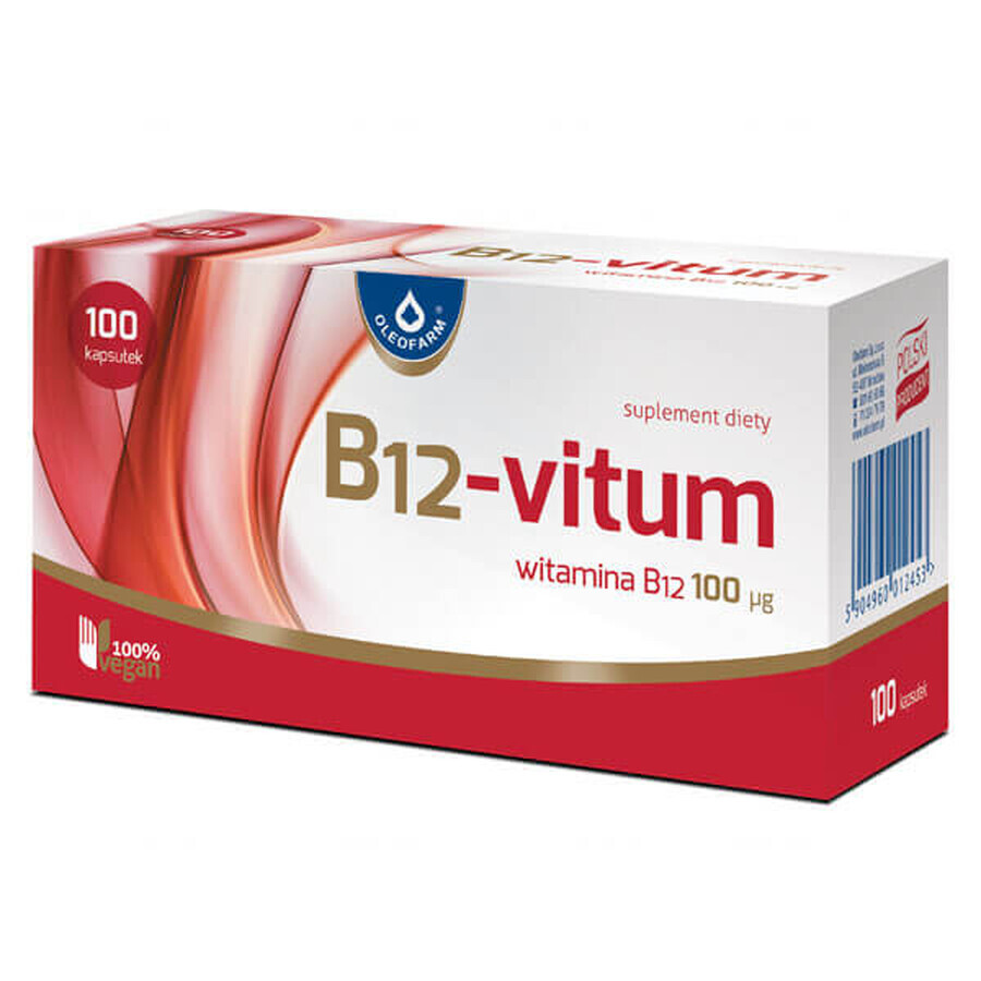 B12-Vitum, vitamin B12 100 µg, 100 capsules