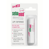 Dermatologische beschermende lippenbalsem met SPF 30, 4,8 g, Sebamed