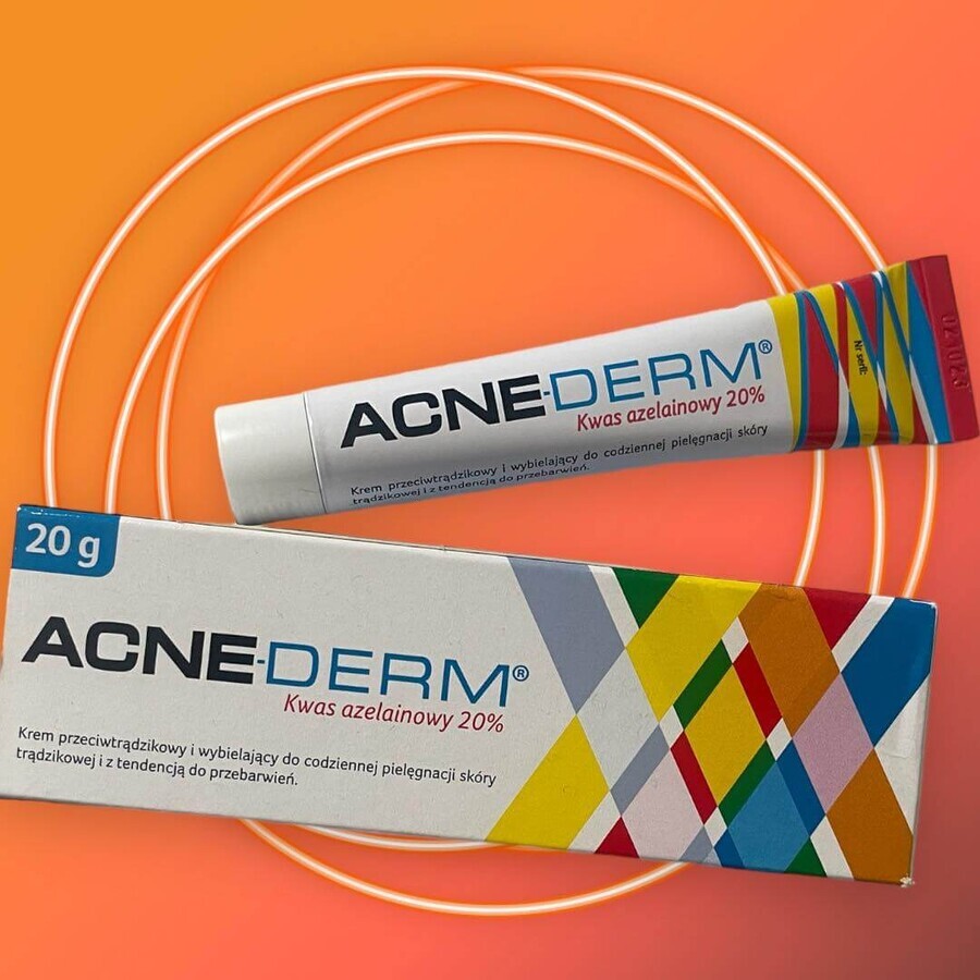 Acne-Derm, crema antiacné, ácido azelaico 20%, 20 g