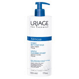 Uriage Xemose, gel-crema limpiador suave para rostro y cuerpo, pieles muy secas, 500 ml